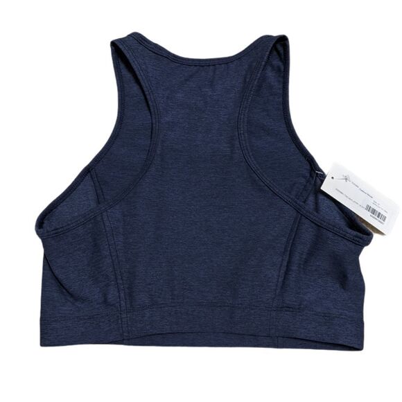 NWT OUTDOOR VOICES Athena Crop Top Navy M - Picture 4 of 7